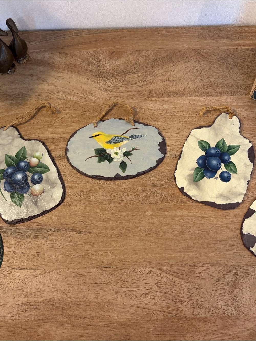 Slate Wall Plaques Lot of 5 – Newfoundland slate art
